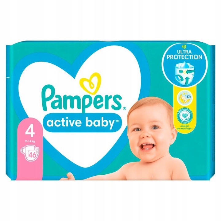 pieluszki pampers active baby 4