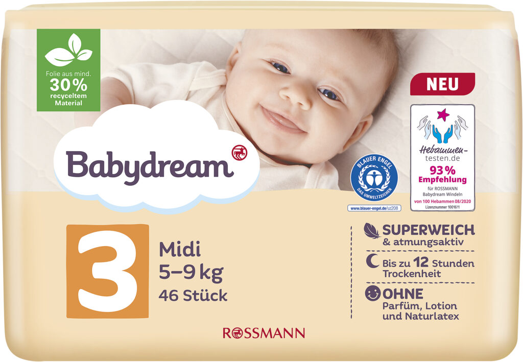 pampers babydream 3