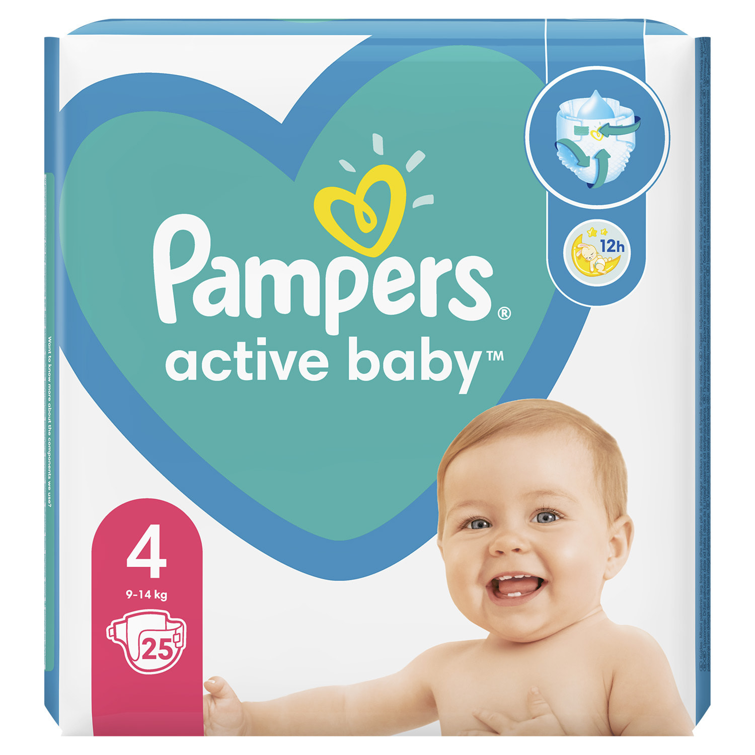 260 szt pampers 4 active baby