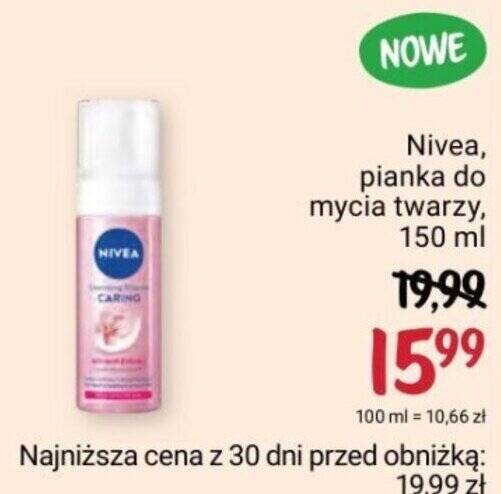 pianka do mycia twarzy nivea rossmann