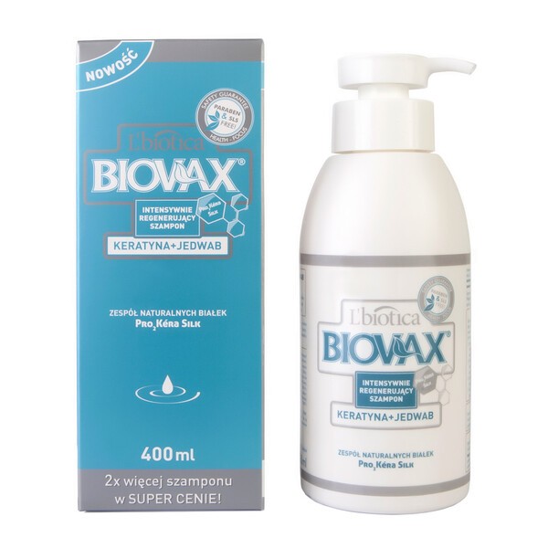 doz biovax szampon argan 400