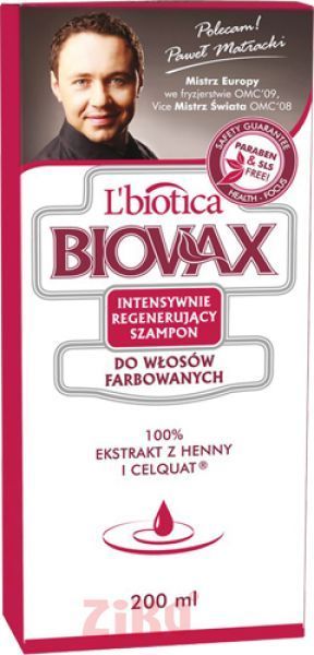 szampon biowax do flosow farbowanych