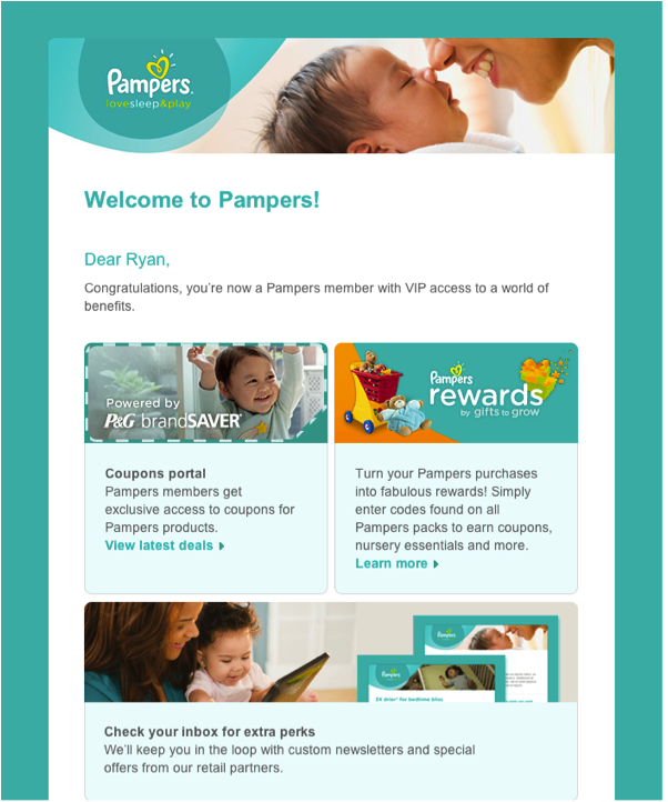 pampers newsletter