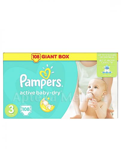 pampers 3 108 szt