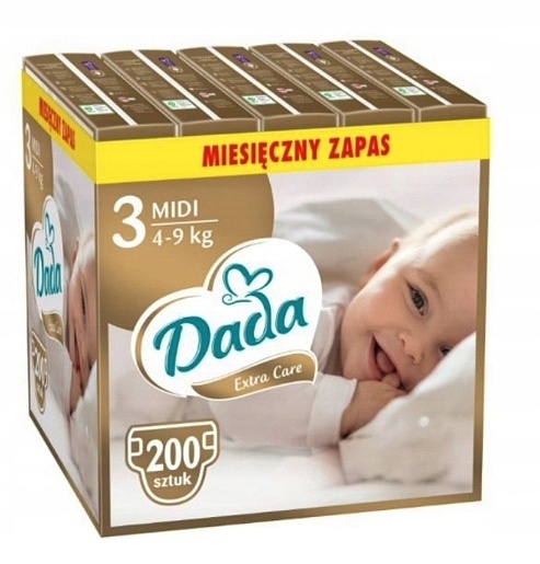 pieluchy dada 3 cena 60 sztuk