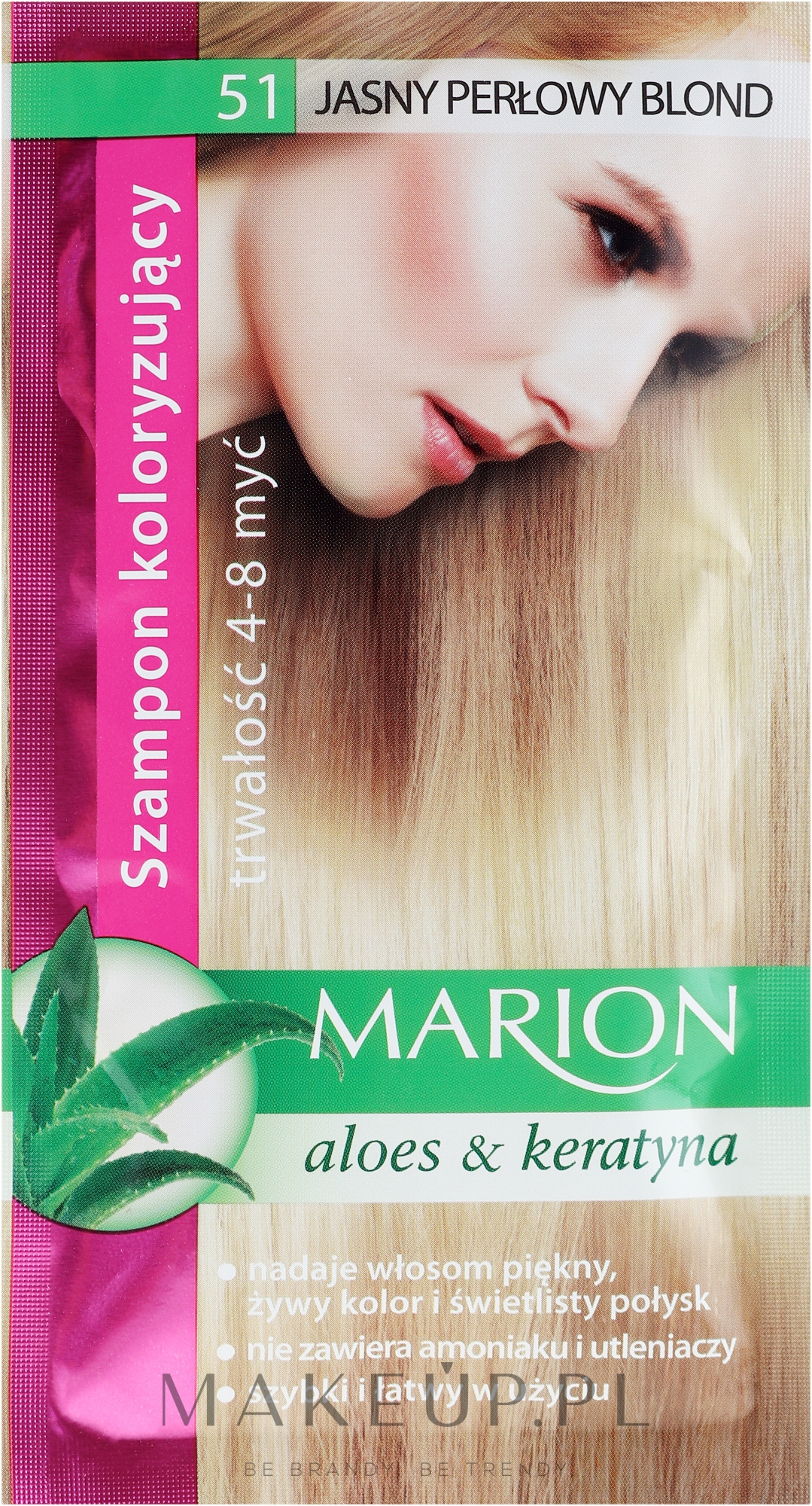 marion szampon koloryzujacy jasny perlowy blond