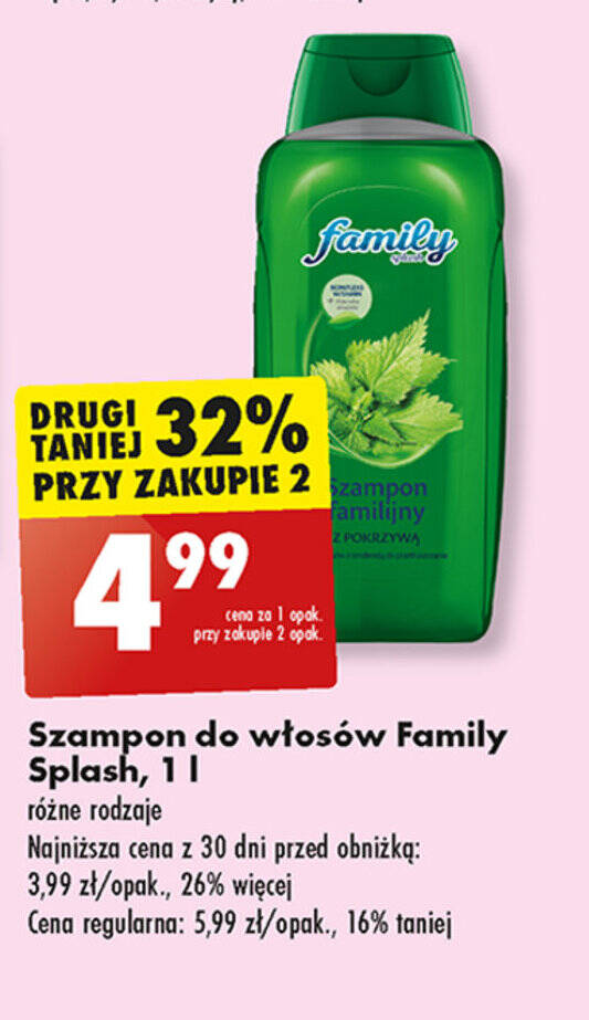 szampon famili splash pokrzywa natura