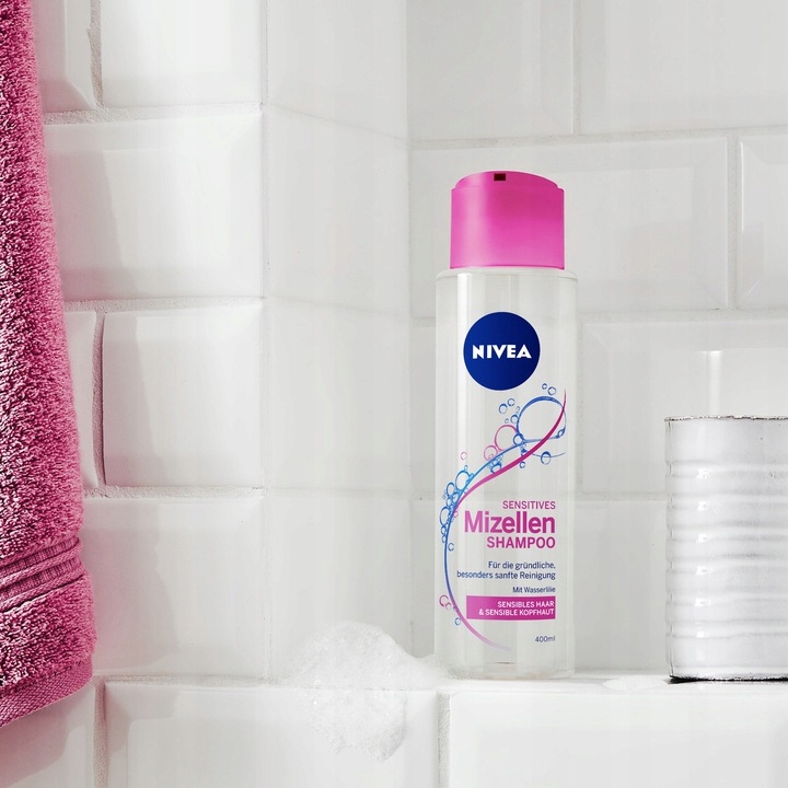 nivea wzmacniający szampon micelarny wzbogacony o lilię wodną 400 ml