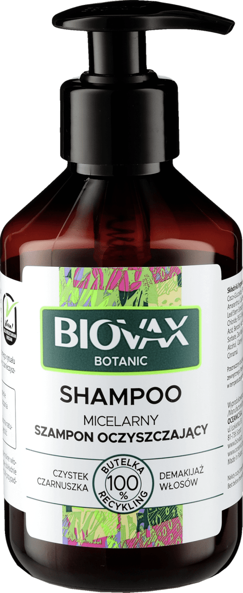 biovax szampon oczyszczajacy