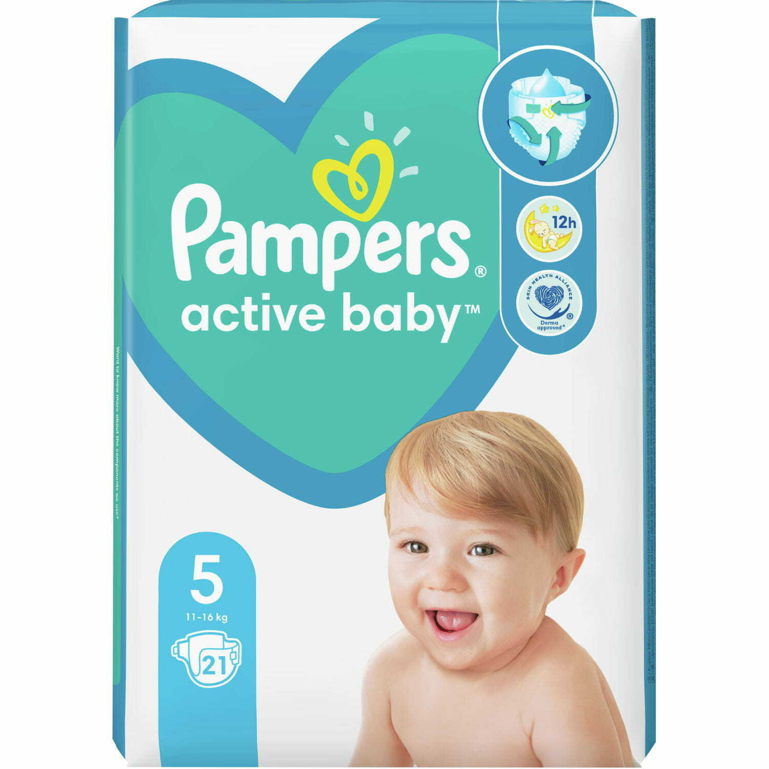 pieluchomajtki pampers active baby pants mega box junior 96szt