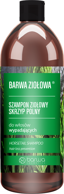 barwa ziołowa szampon skrzyp polny do włosów wypadających 480ml