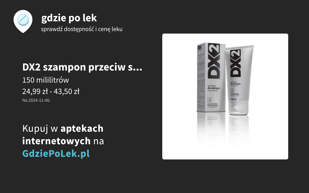 szampon d x 2 w aptekach