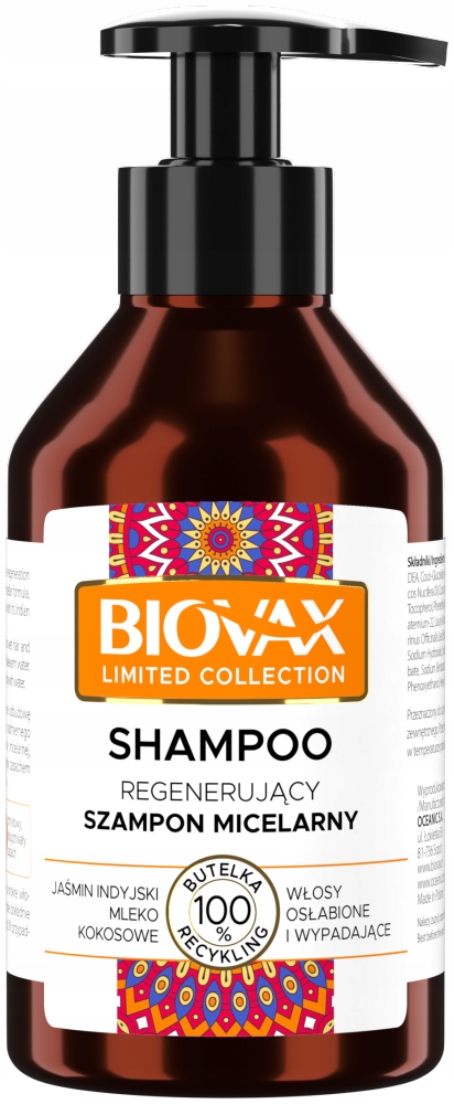 biovax regenerujacy szampon micelarmy