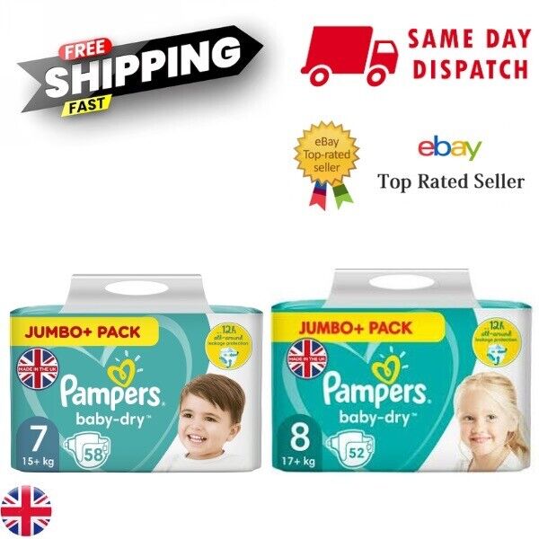 pampers active dry 4 ebay