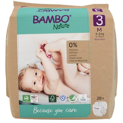 pieluchy bambo nature midi