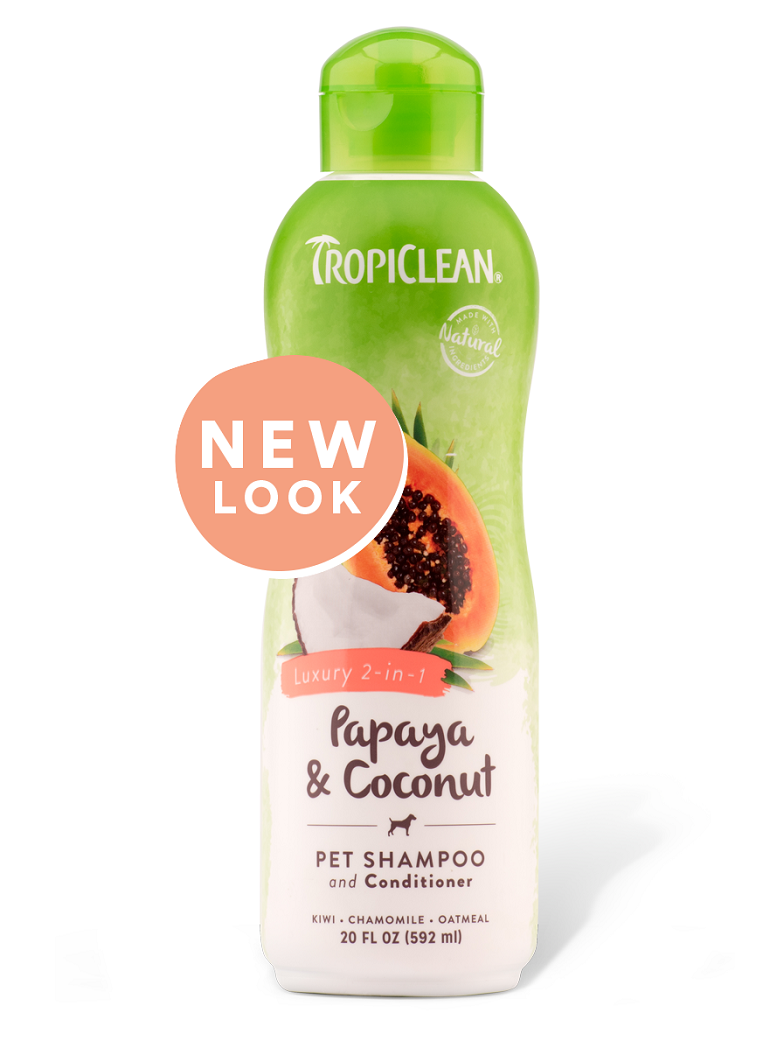 szampon z odżywka dla psa tropiclean