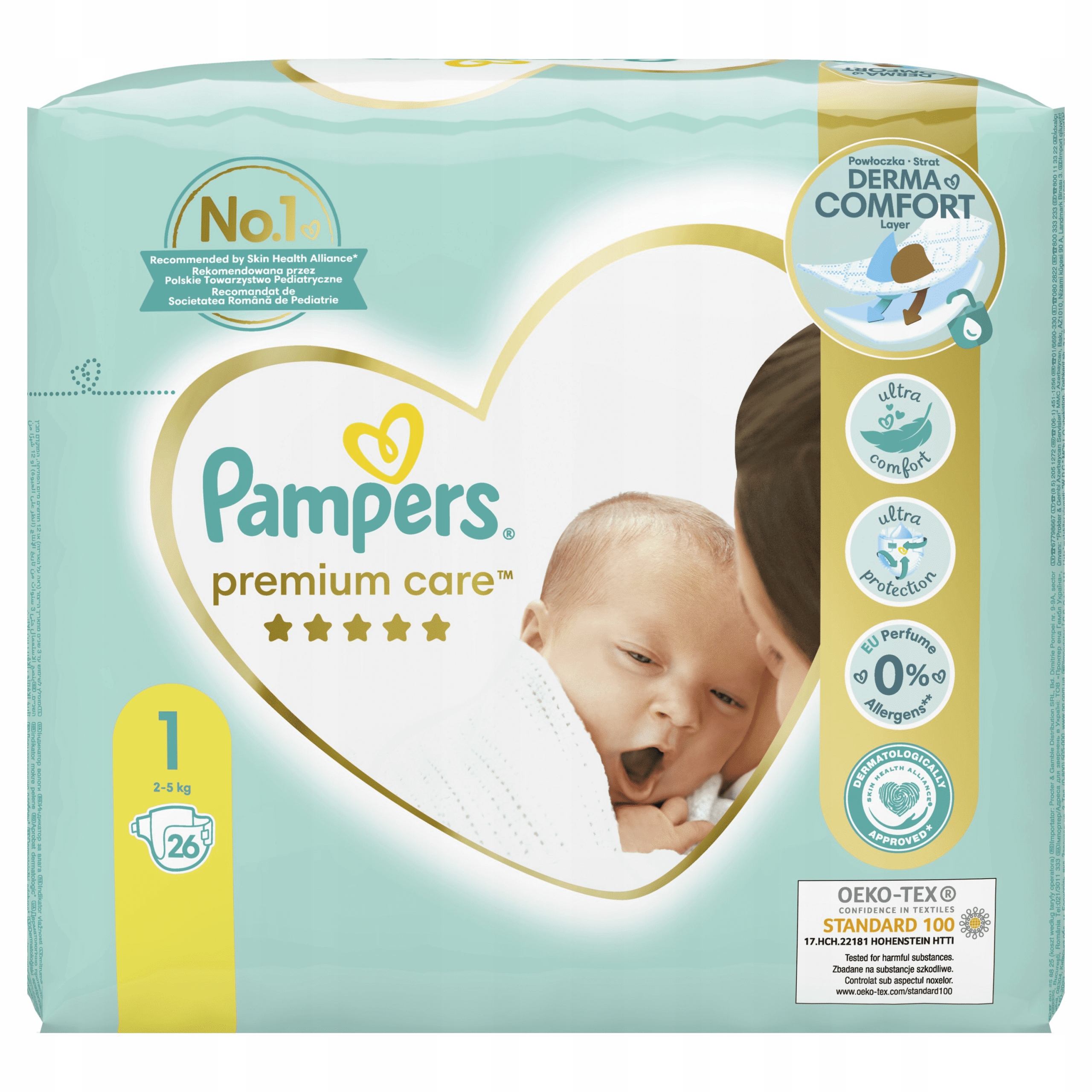 pampers newborn 2-5 78 allegro