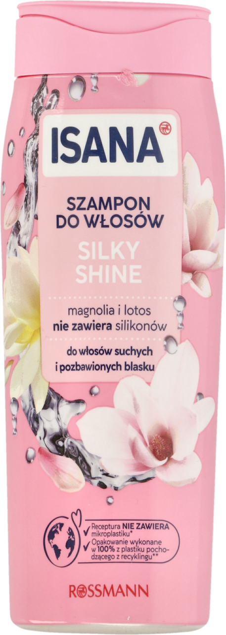 isana silky gloss odżywka do włosów magnolia & lotos