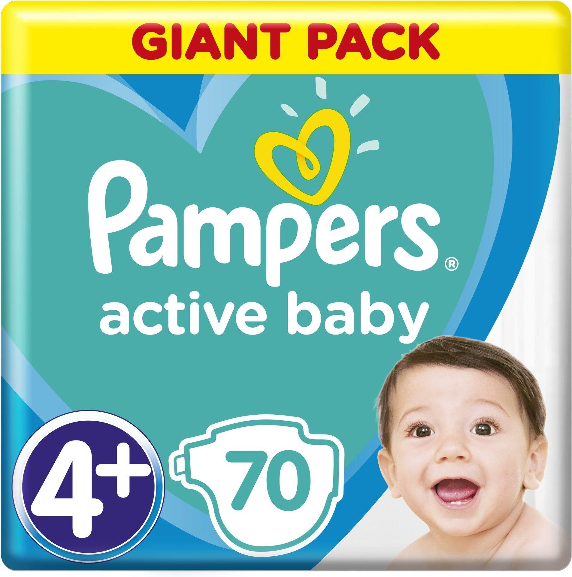 pampers active baby 4 74 szt