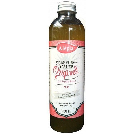 szampon alep z aleppo z glinką różową 250ml marki alepia