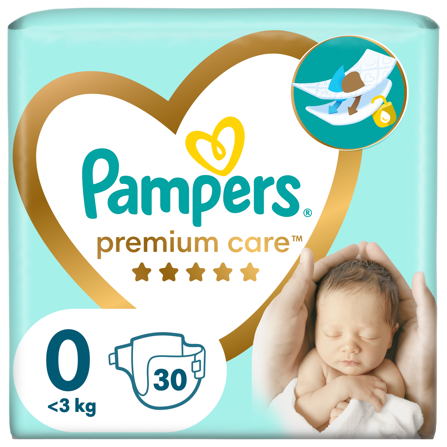 pampers premium care rozmiar 0