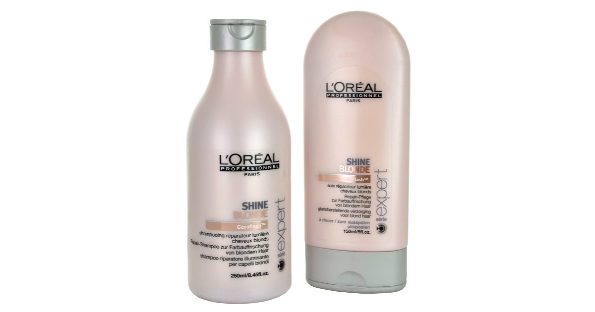 loreal professionnel shine blonde szampon 250 ml odzywka 150 ml