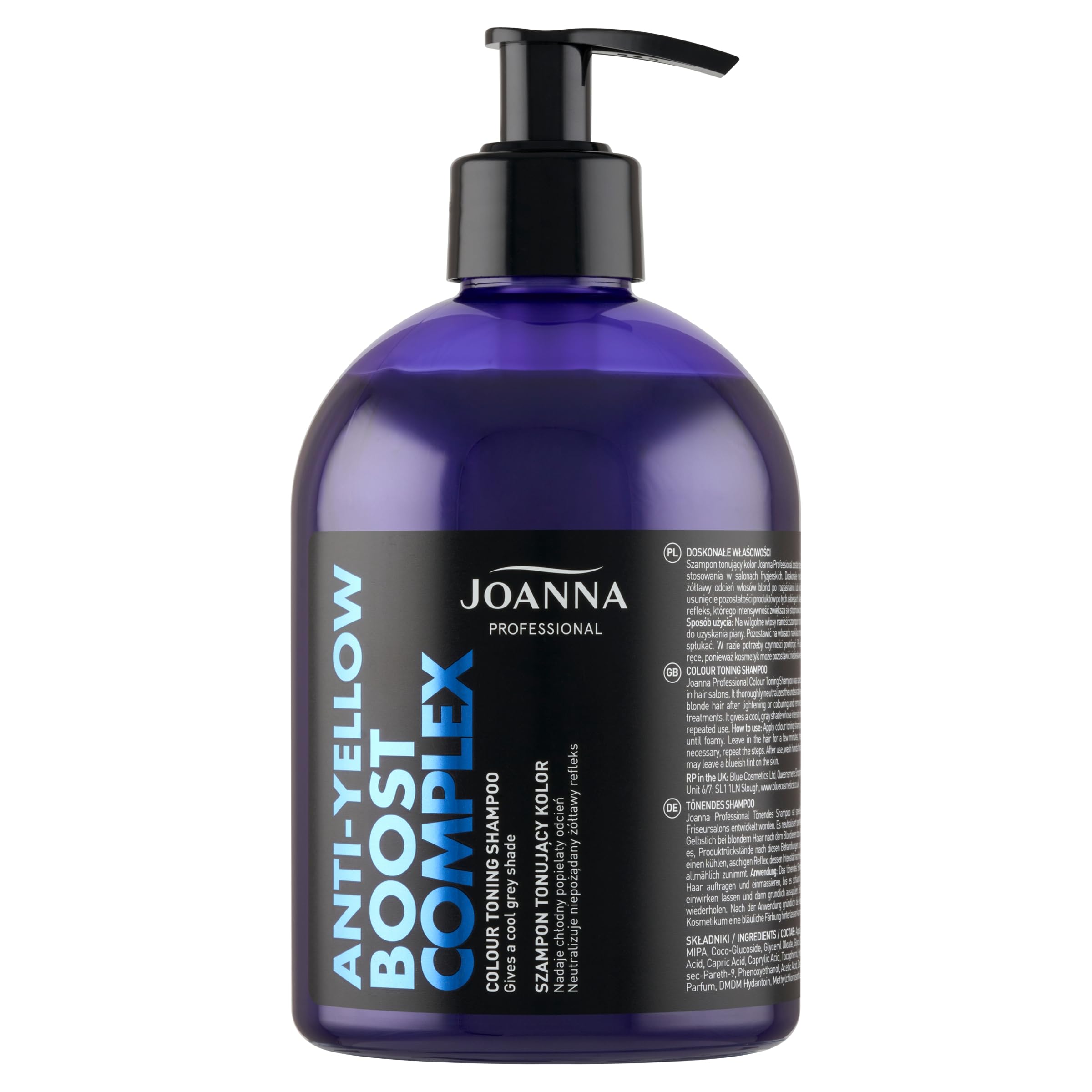 joanna hairdressing shampoo w szampon rewitalizujący kolor o zapachu czarnej