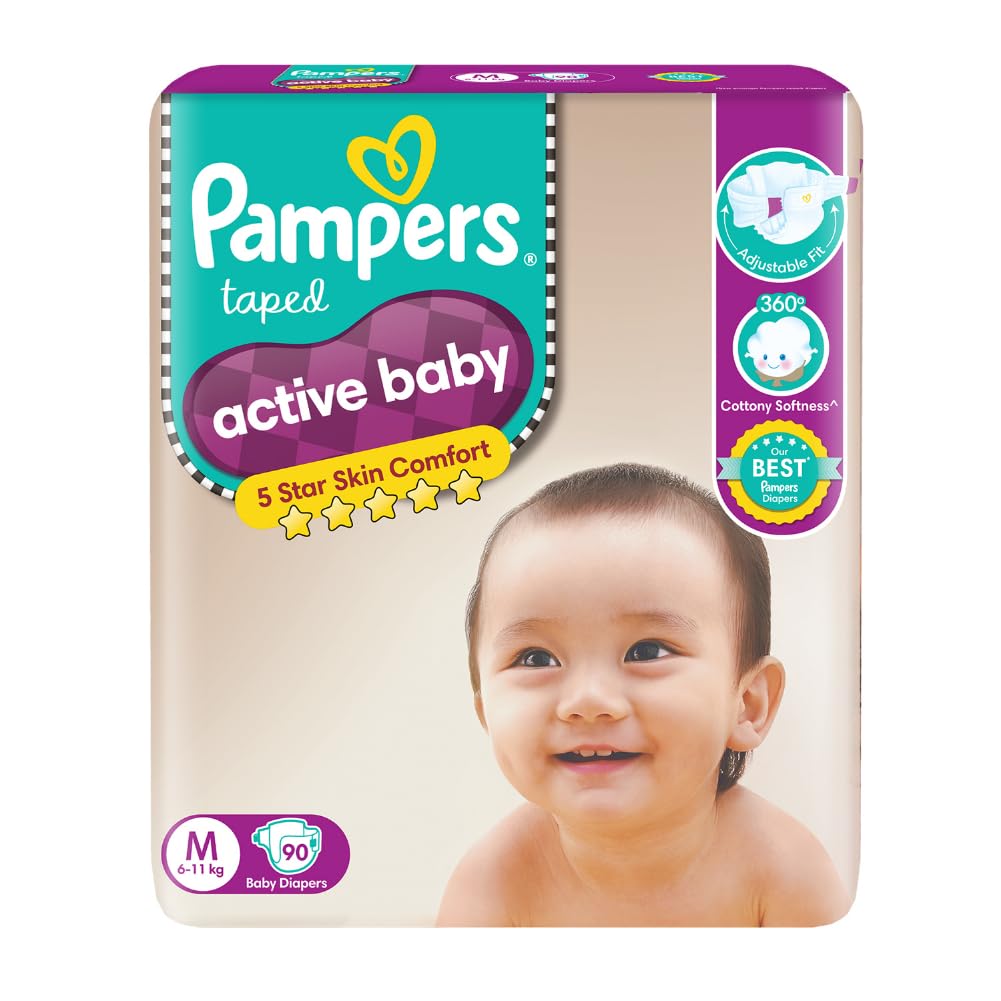 pampers active baby 3 4 5