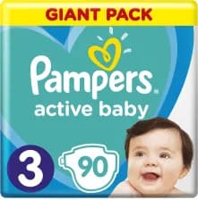 pampers active baby dry midi 90 szt