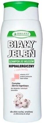 biały jeleń hipoalergiczny szampon z czystą bawełną opinie