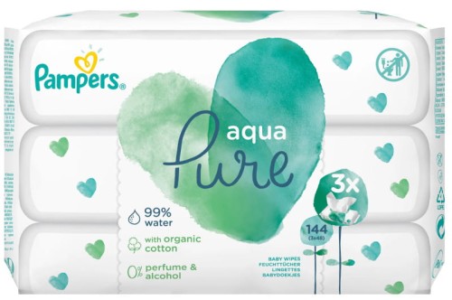 pampers chusteczki nawiliżające aqua pure