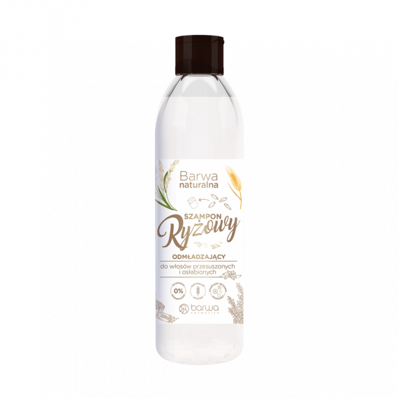 naturalna szampon do włosów ryżowy 300ml