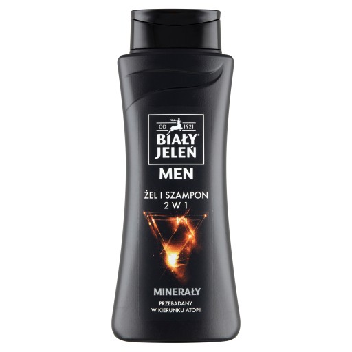 biały jeleń żel&szampon 2w1 z minerałami for men 300ml