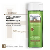 pharmaceris h keratineum szampon wzmacniający 250ml do wlosow oslabionym