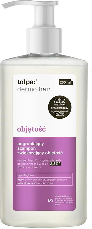 dermo hair pogrubiający szampon zwiększający objętość 250ml cena