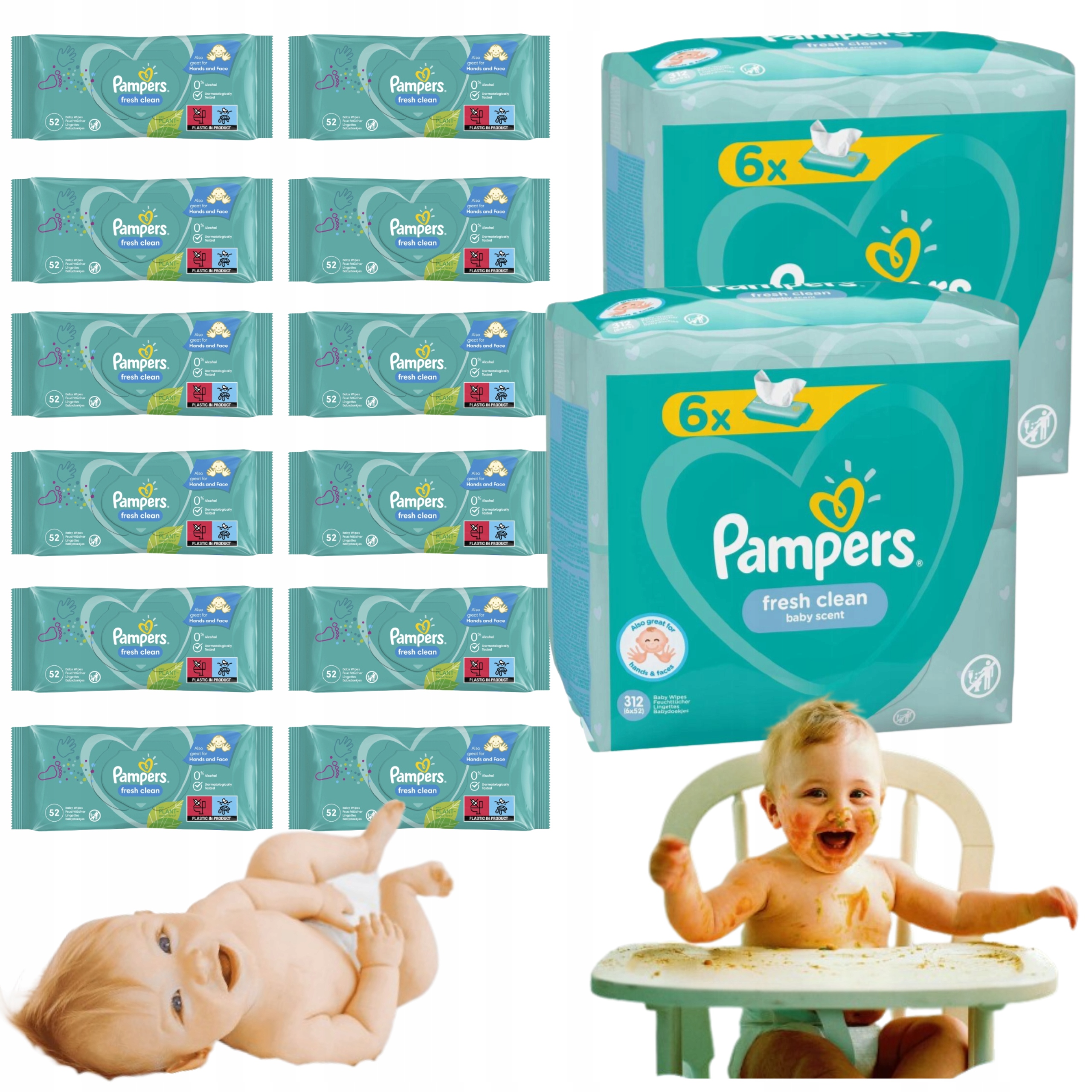 chusteczki nawilżające pampers baby fresh