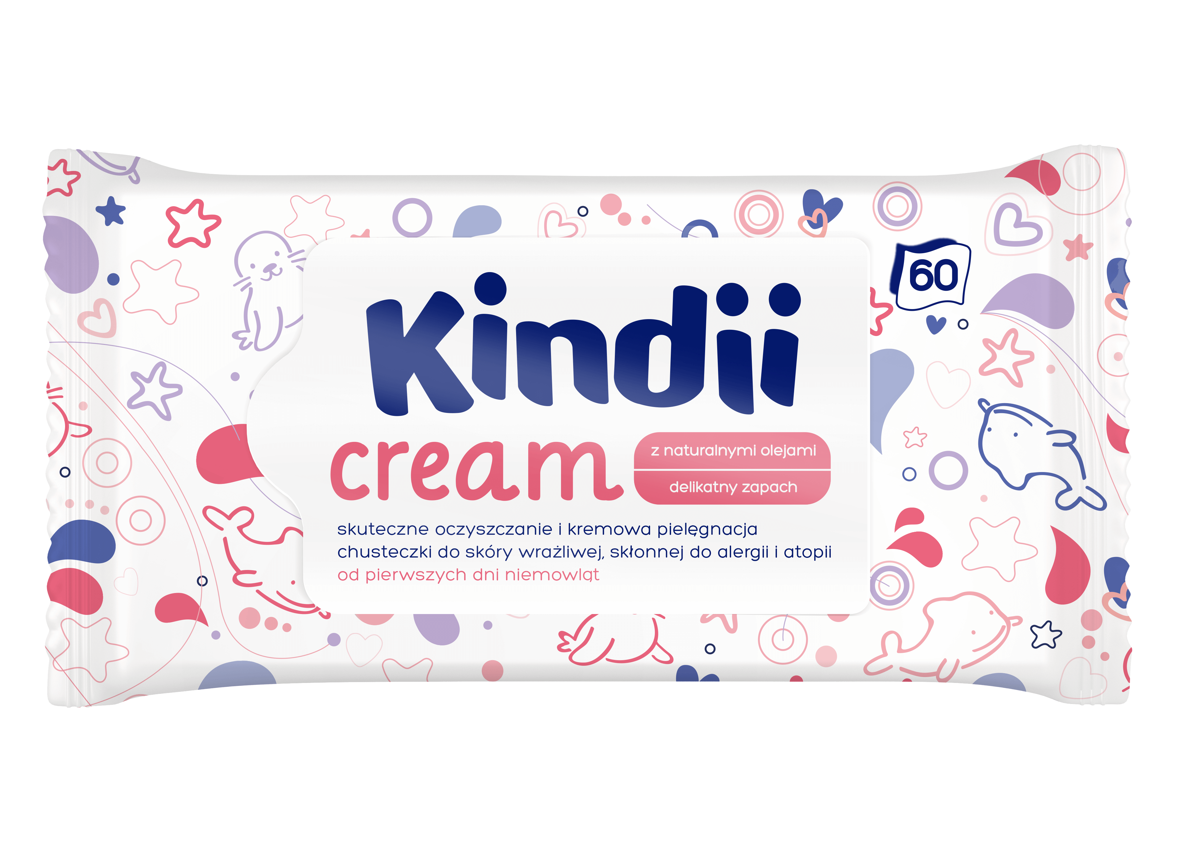 kindii cream chusteczki nawilżane