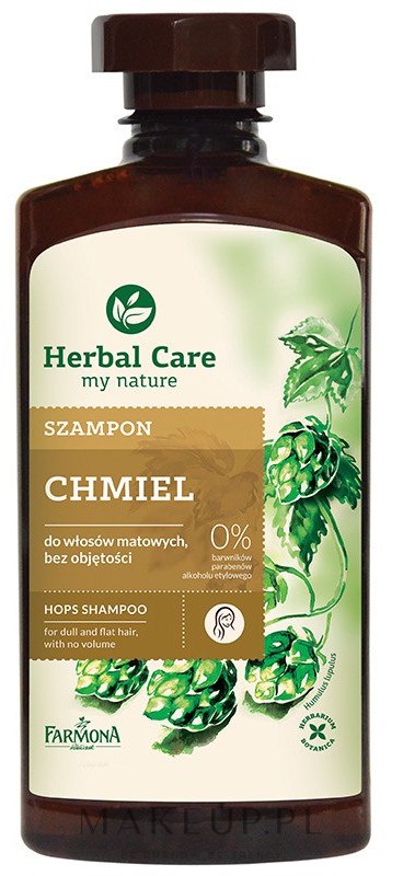 farmona herbal care szampon do włosów matowych bez objętości