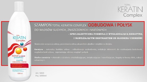 szampon keratin complex opinie