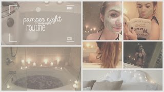 pamper night routine tłumacz