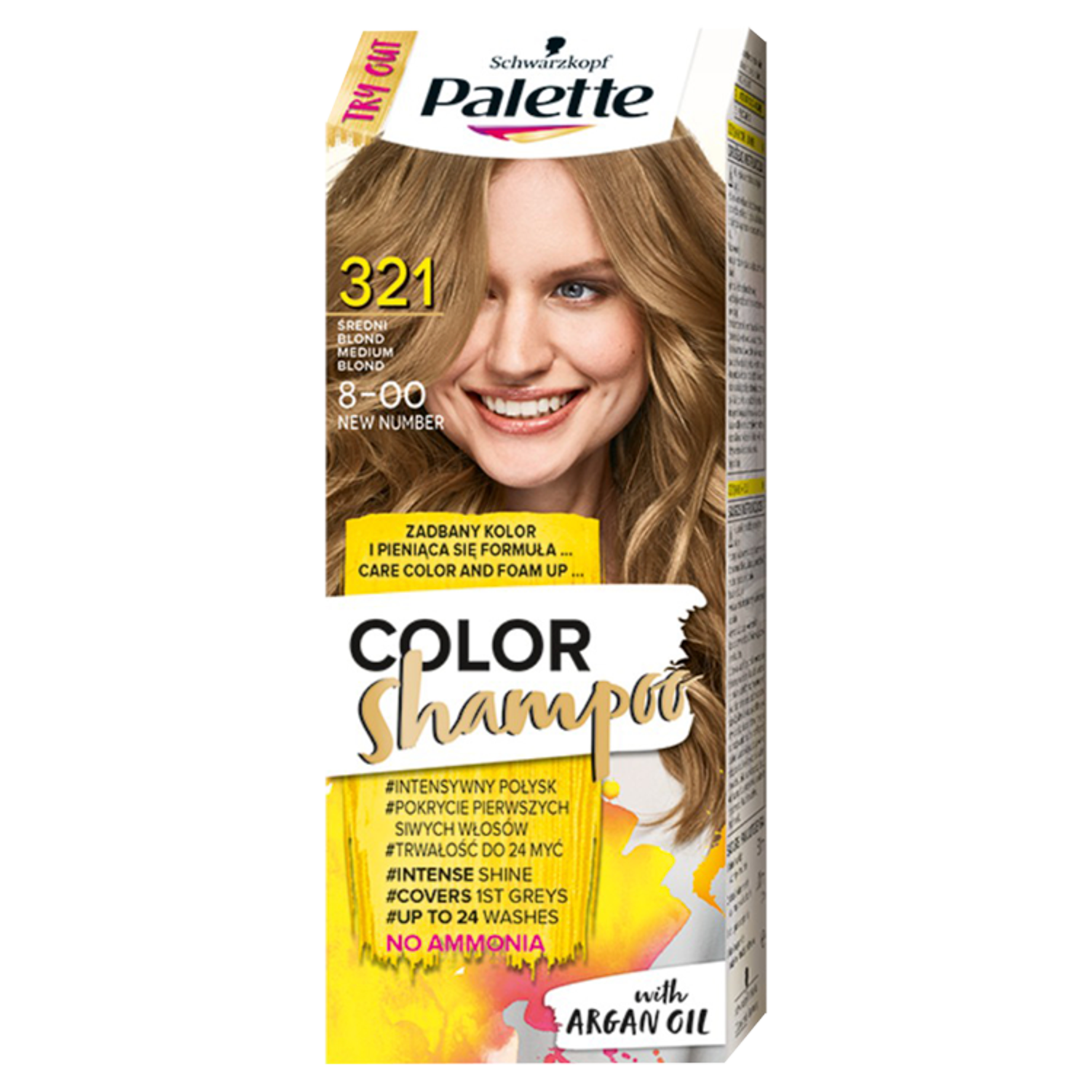 palette szampon koloryzujący ciemny blond