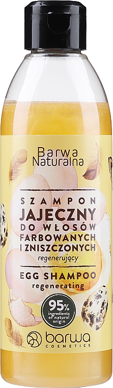 barwa naturalna szampon jajeczny z kompleksem witamin