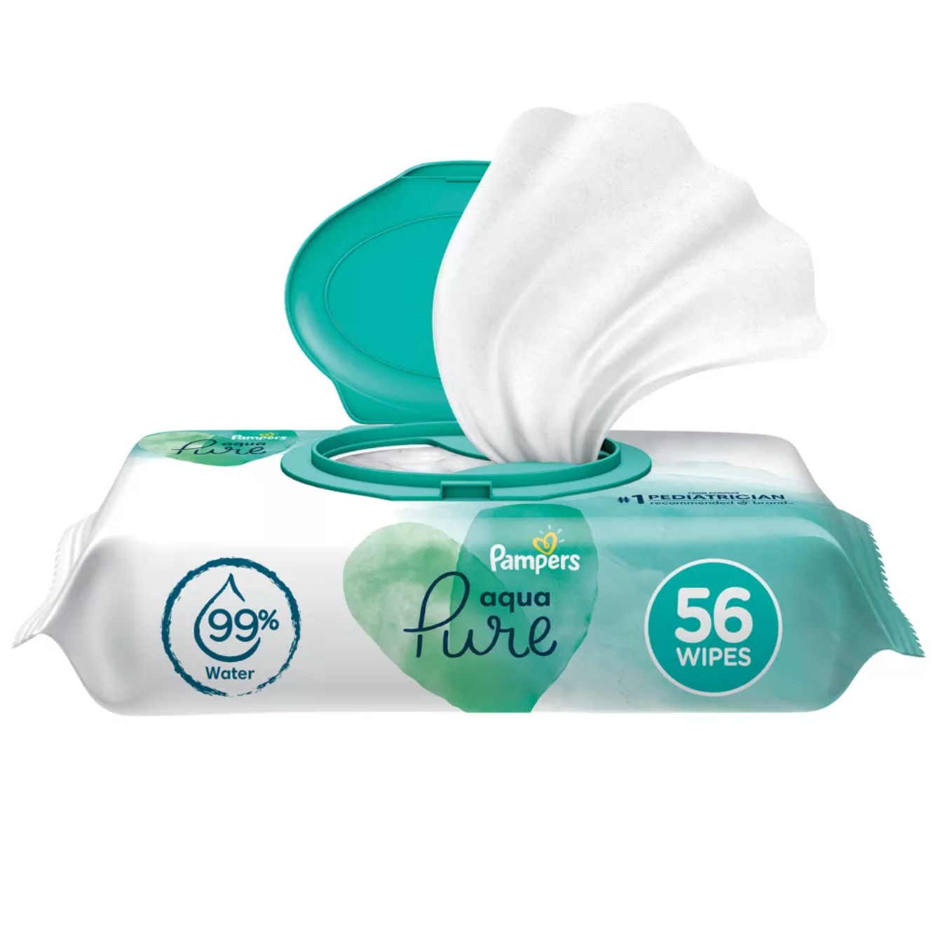 pampers aqua pure or water wipes