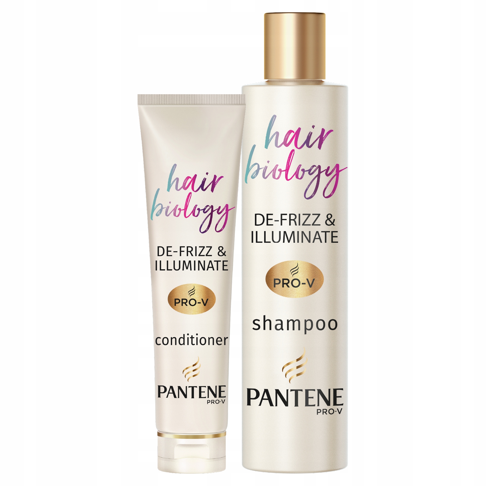 szampon pantene hair biology de-frizz & illuminate