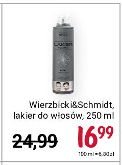 wierzbicki & schmidt lakier do włosów forma opinie