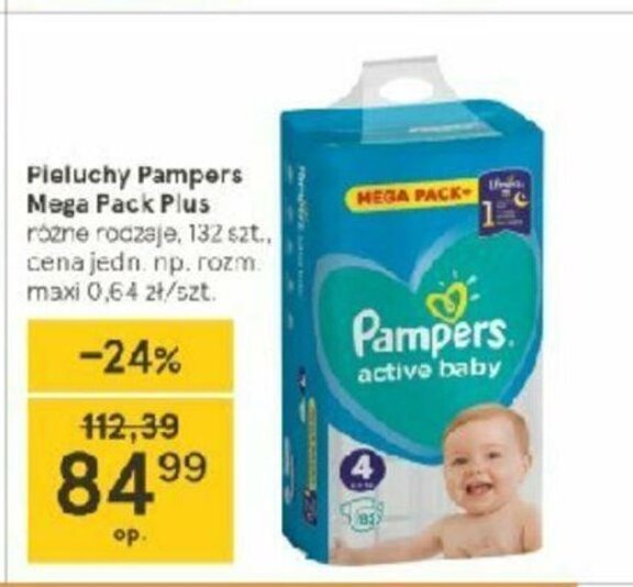 pampers promocja tescp