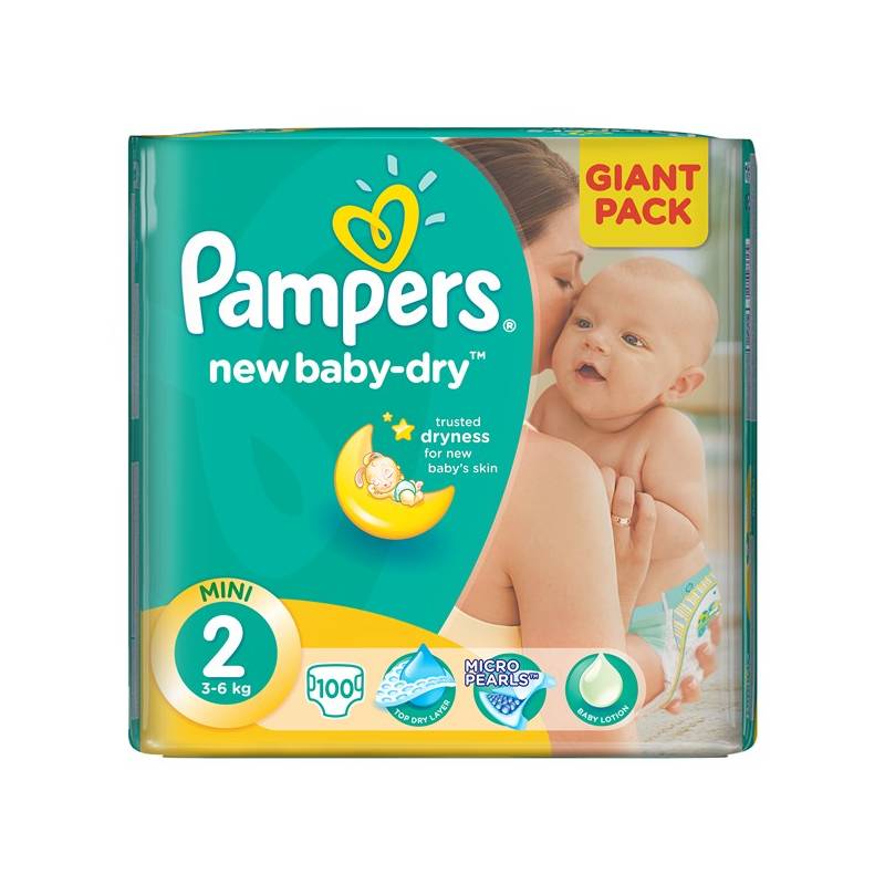 pampers 2 100 sztuk