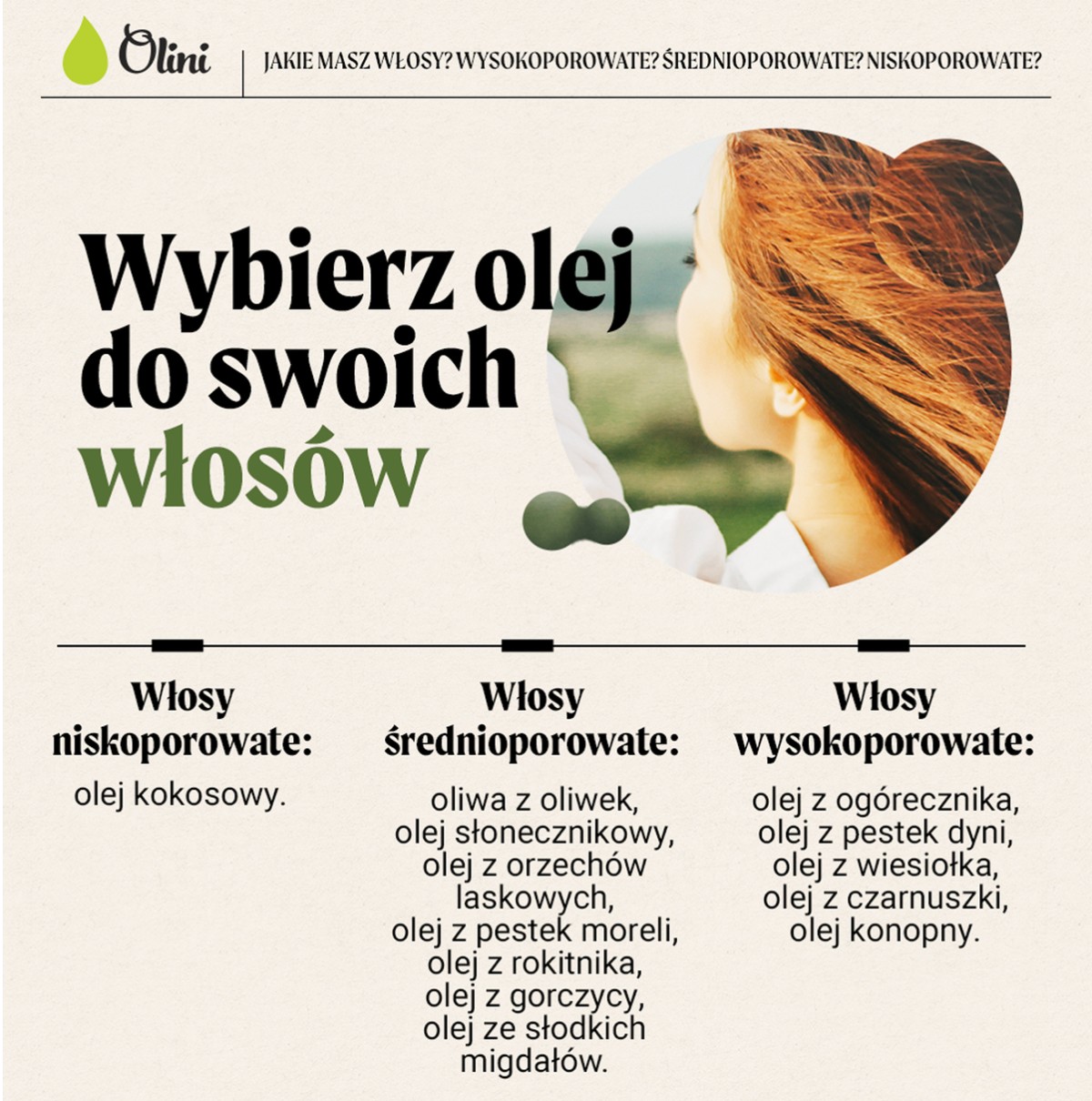 jak dobrać olejek do włosów