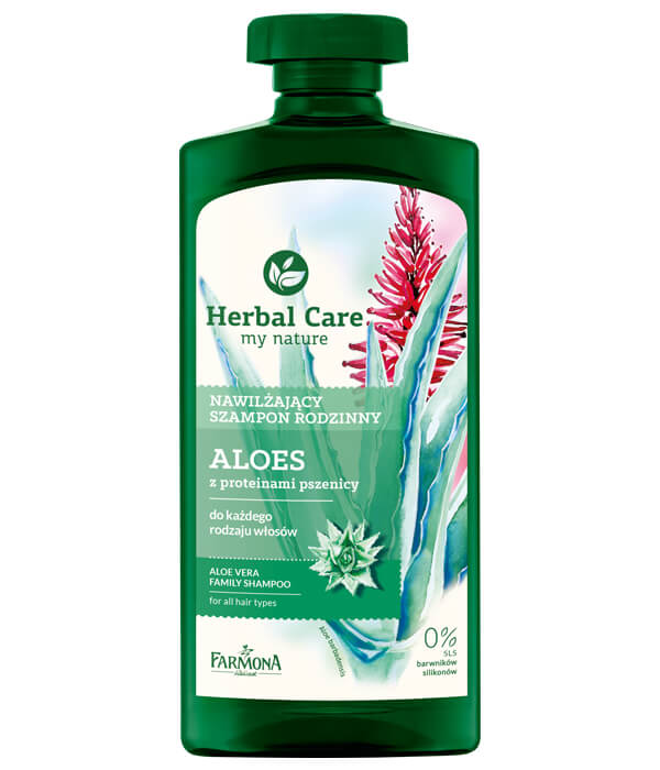 aloes i.kwiat lnu szampon herbal care