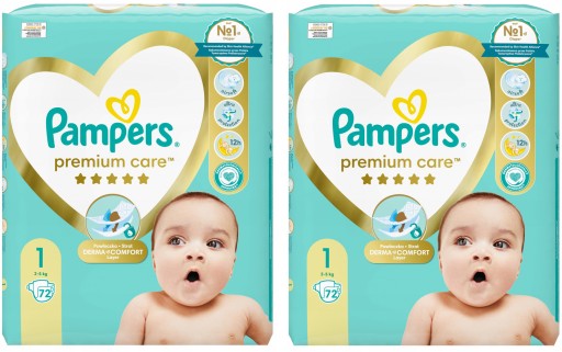 pampers premium care newborn allegro